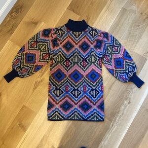 Farm Rio Rauti Sweater Dress XS